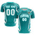 Custom Aqua White Geometric Training Uniform Soccer Sets Jersey