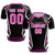 Custom Black Pink Geometric Training Uniform Soccer Sets Jersey