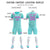 Custom Bright Green Pink Shoulder Stripes Sport Soccer Sets Jersey