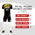 Custom Black Gold-White Gradient Sport Soccer Sets Jersey