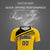 Custom Yellow Black Gradient Sport Soccer Sets Jersey