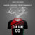 Custom Black Red-White Gradient Sport Soccer Sets Jersey