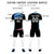 Custom Black Powder Blue-White Gradient Sport Soccer Sets Jersey