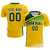 Custom Yellow Green Gradient Sport Soccer Sets Jersey