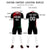 Custom Black Red-White Gradient Sport Soccer Sets Jersey