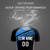 Custom Black Powder Blue-White Gradient Sport Soccer Sets Jersey