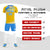 Custom Yellow Powder Blue Gradient Sport Soccer Sets Jersey