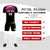 Custom Black Pink-White Gradient Sport Soccer Sets Jersey