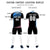 Custom Black Powder Blue-White Gradient Sport Soccer Sets Jersey