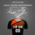 Custom Black Orange-White Gradient Sport Soccer Sets Jersey