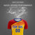 Custom Yellow Red-Royal Blue Gradient Sport Soccer Sets Jersey