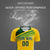 Custom Yellow Green Gradient Sport Soccer Sets Jersey