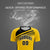 Custom Yellow Black Gradient Sport Soccer Sets Jersey