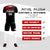 Custom Black Red-White Gradient Sport Soccer Sets Jersey