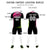 Custom Black Pink-White Gradient Sport Soccer Sets Jersey