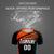 Custom Black Orange-White Gradient Sport Soccer Sets Jersey