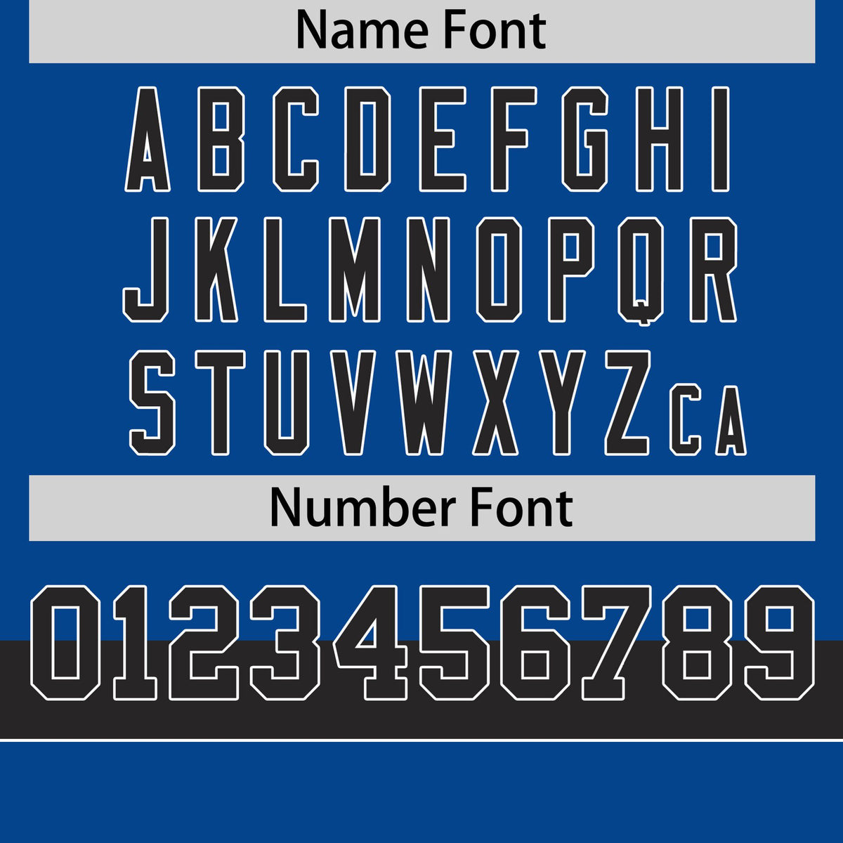 Custom Royal Blue Black-White Color Block Design Performance T-Shirt