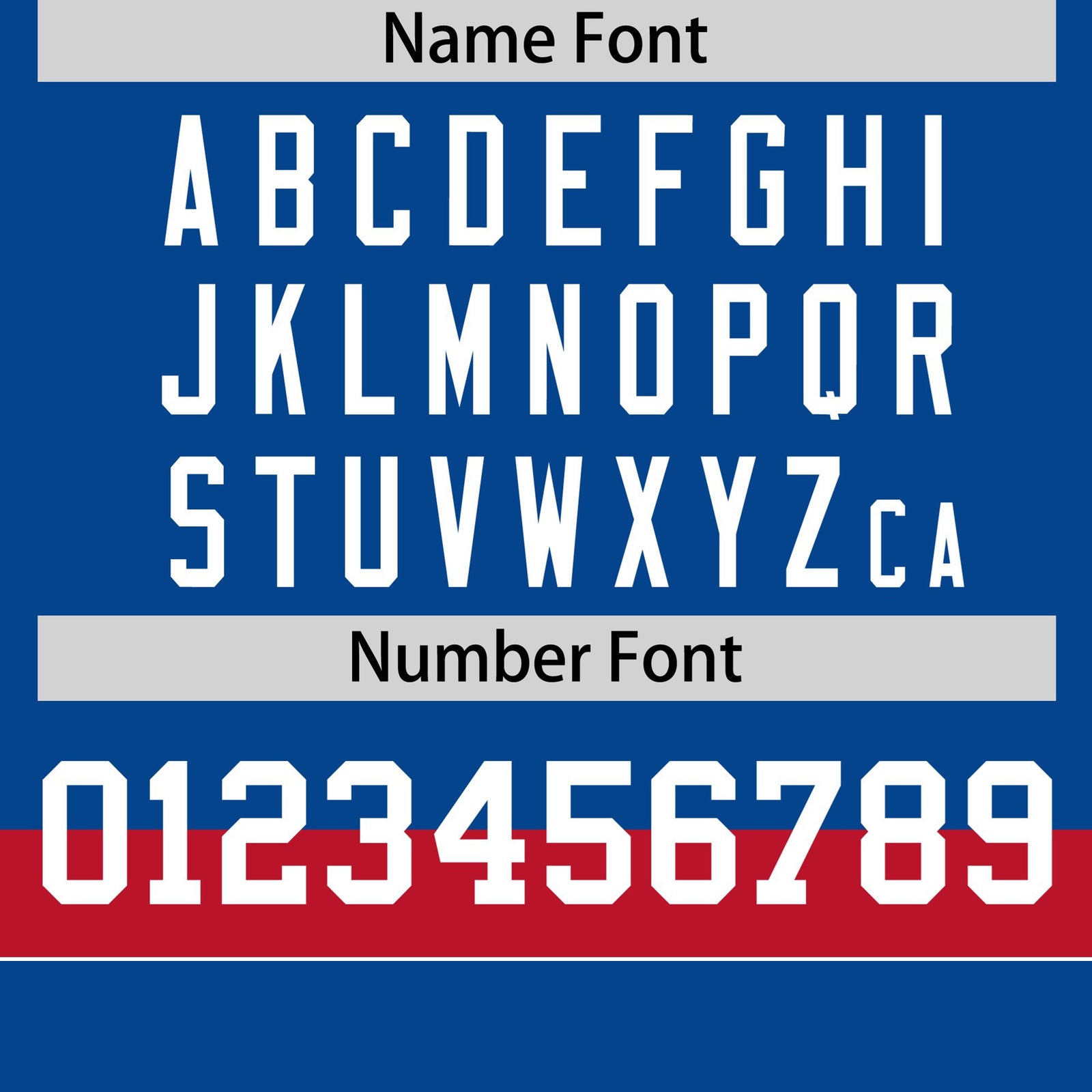 Custom Royal Blue Red-White Color Block Design Performance T-Shirt