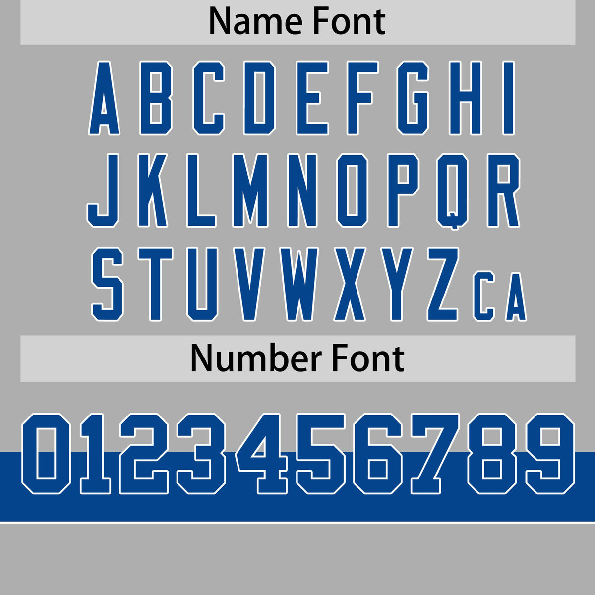 Custom Gray Royal Blue-White Color Block Design Performance T-Shirt