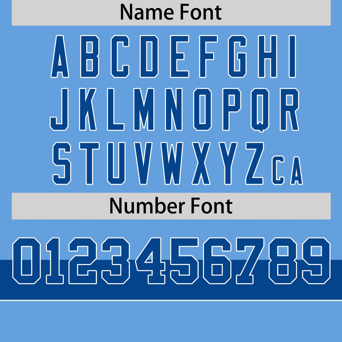 Custom Light Blue Royal Blue-White Color Block Design Performance T-Shirt