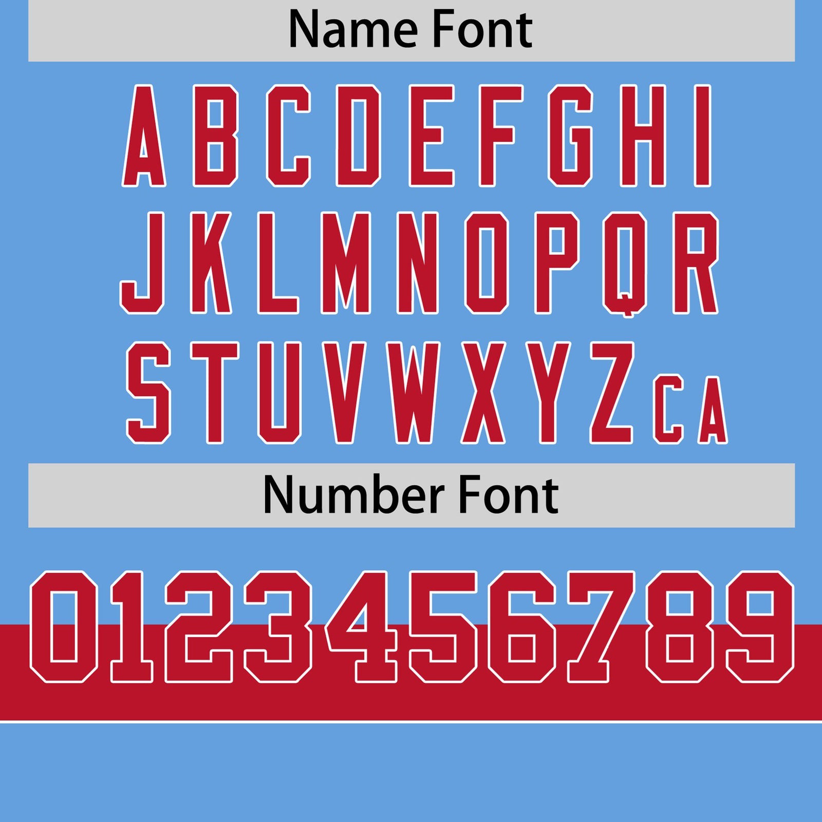 Custom Light Blue Red-White Color Block Design Performance T-Shirt