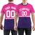 Custom Pink Purple-White Color Block Design Performance T-Shirt