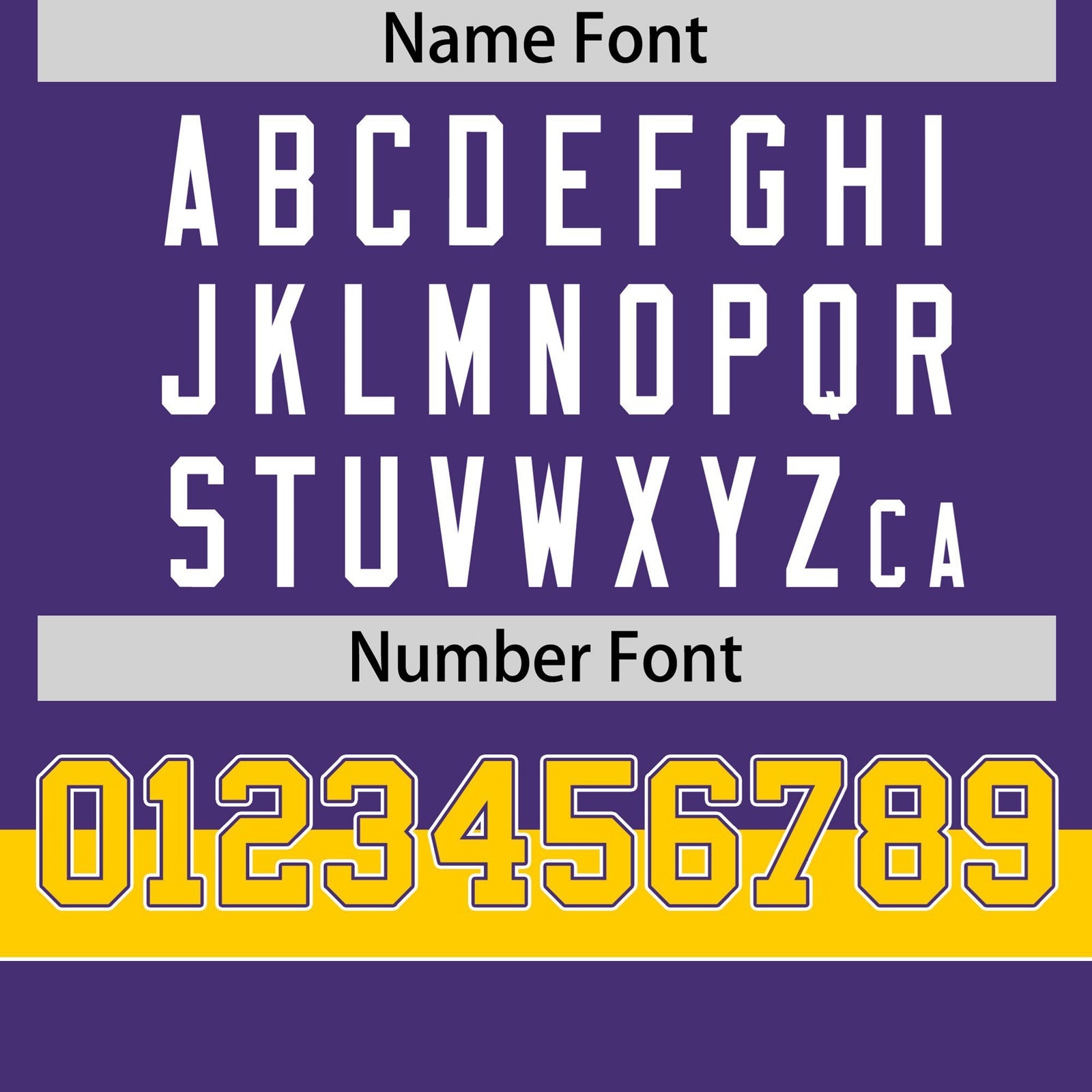 Custom Purple Gold01-White Color Block Design Performance T-Shirt