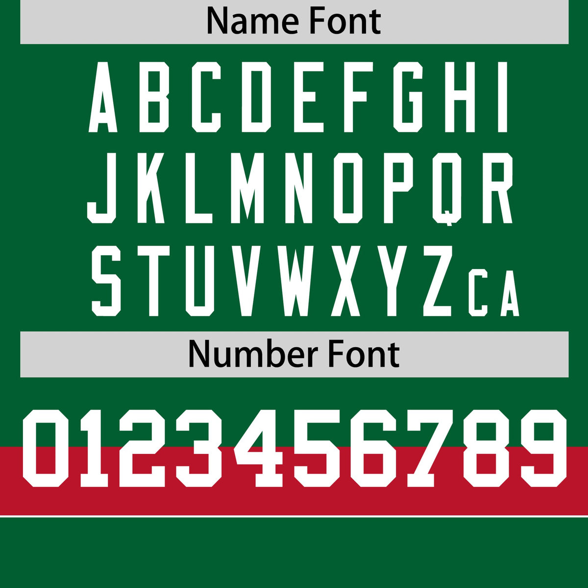 Custom Kelly Green Red-White Color Block Design Performance T-Shirt