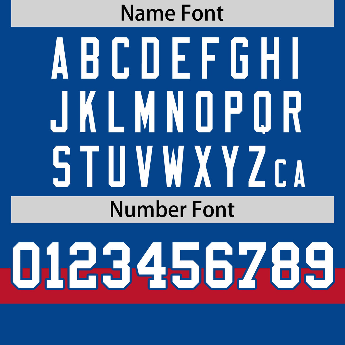 Custom Royal Blue Red-White Color Block Design Performance T-Shirt