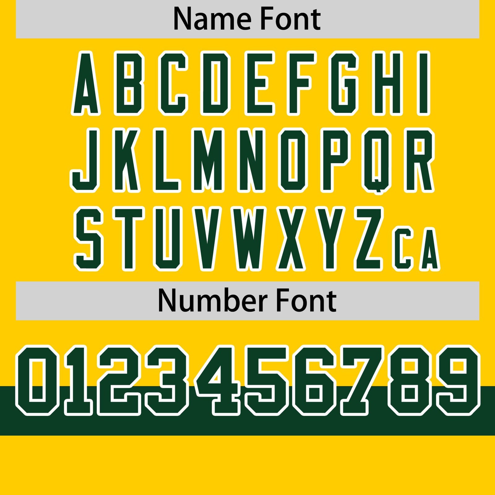 Custom Gold01 Kelly Green-White Color Block Design Performance T-Shirt