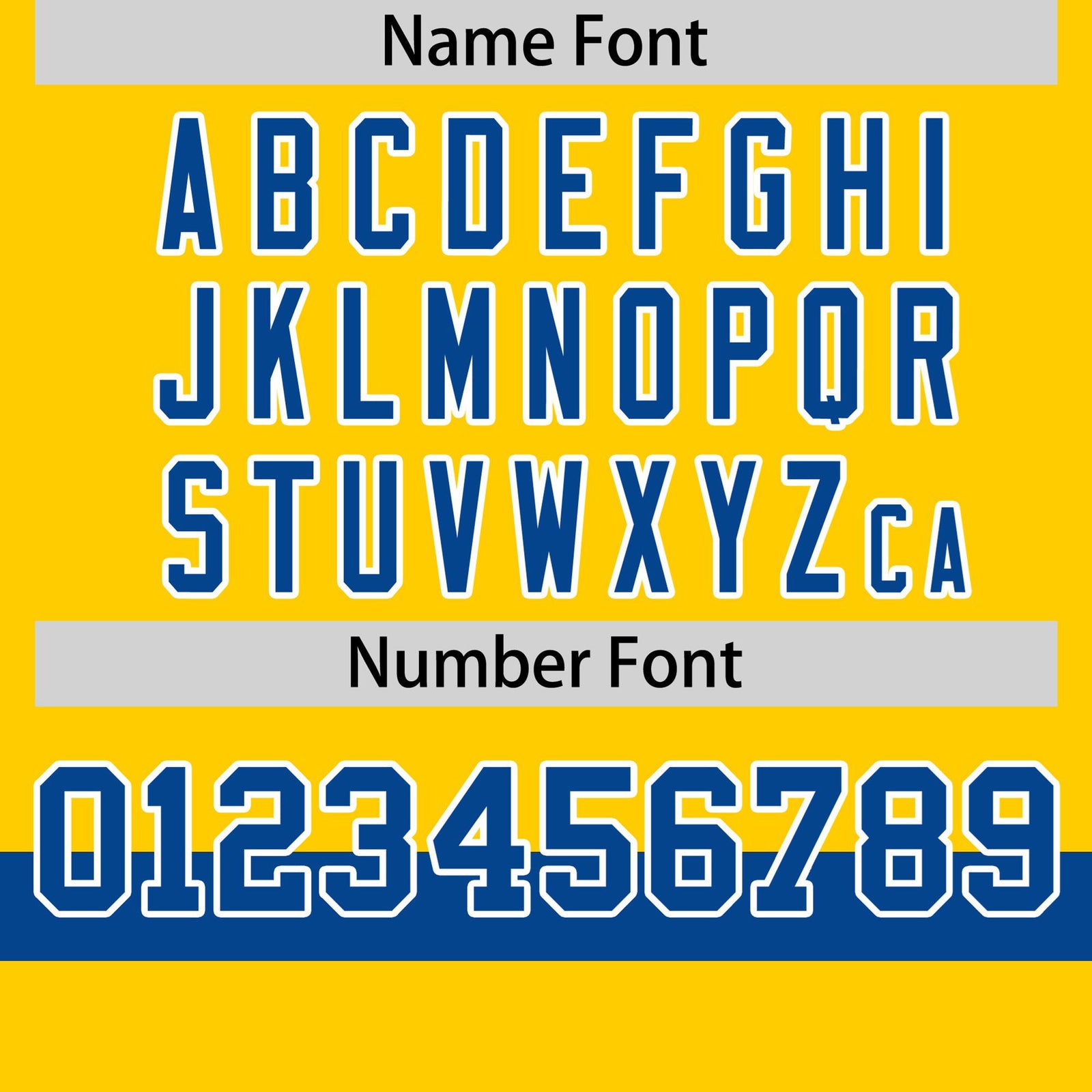 Custom Gold01 Royal Blue-White Color Block Design Performance T-Shirt