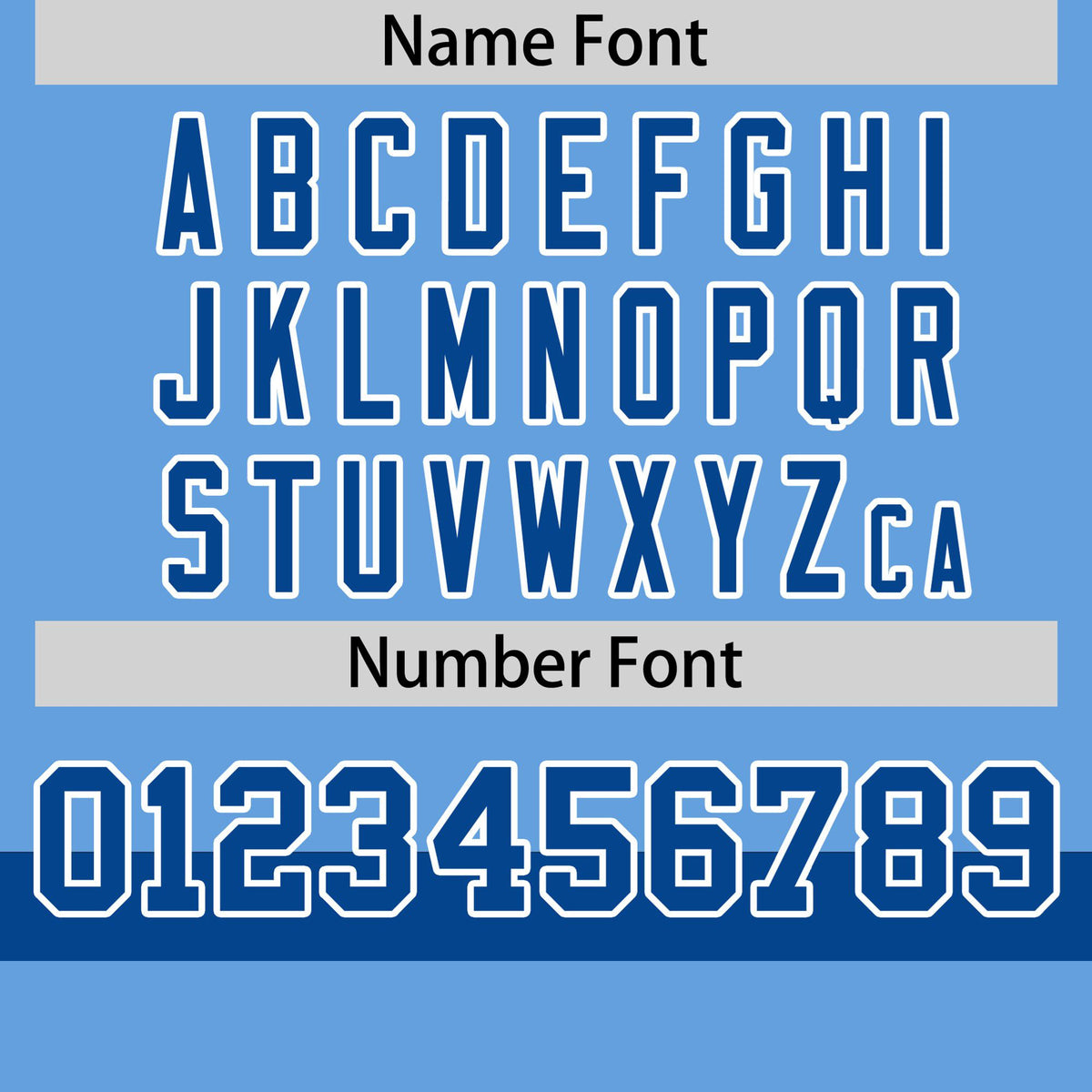 Custom Light Blue Royal Blue-White Color Block Design Performance T-Shirt