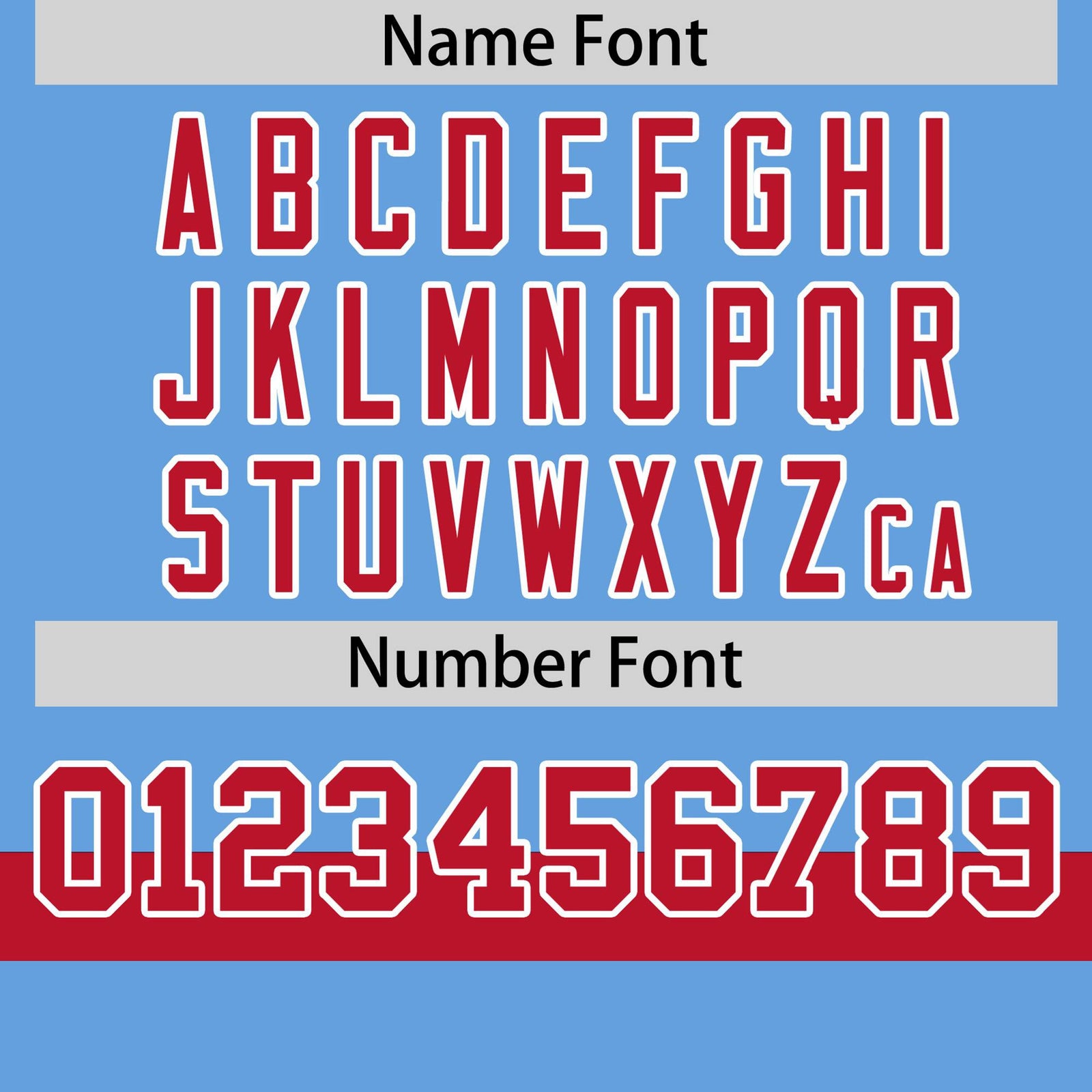 Custom Light Blue Red-White Color Block Design Performance T-Shirt