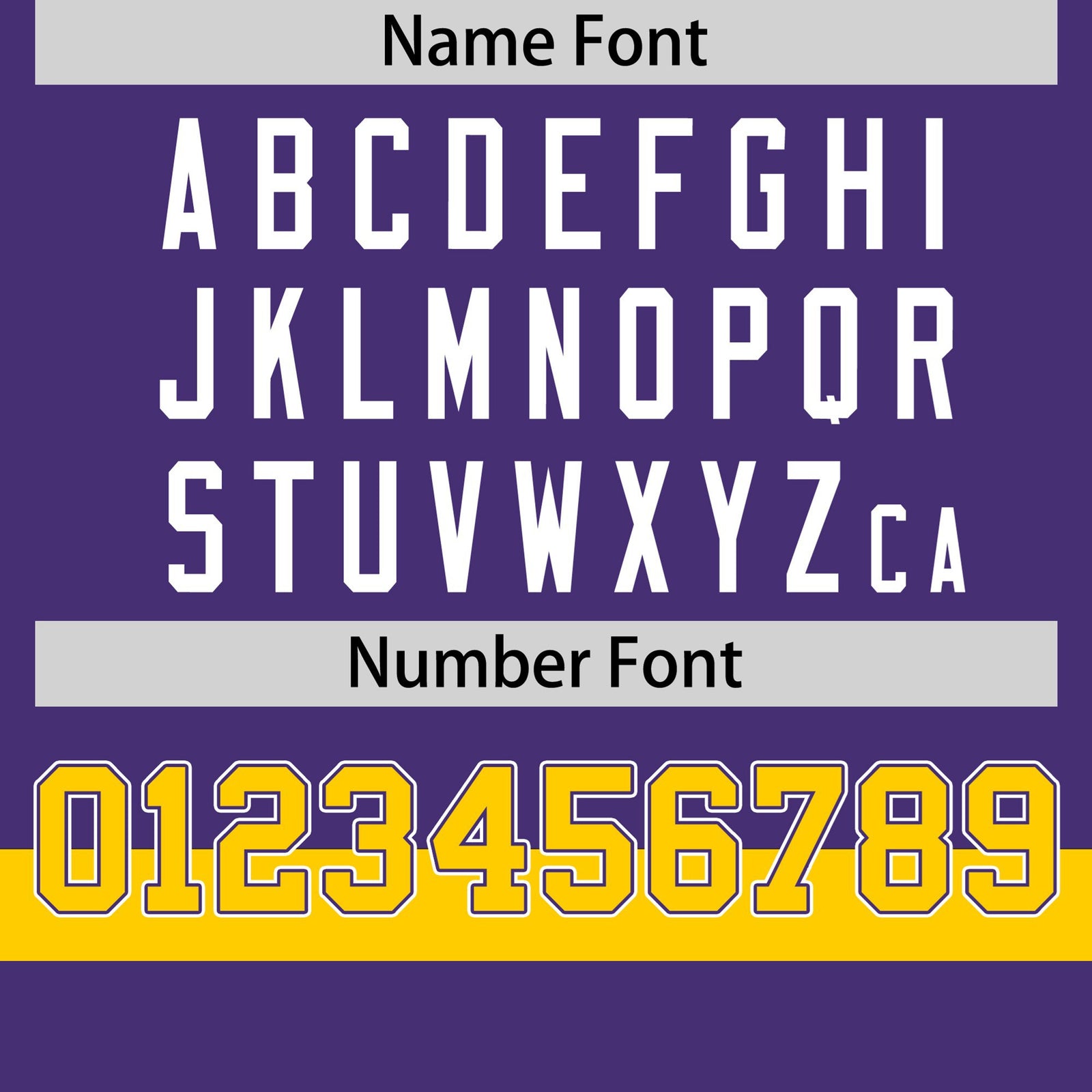 Custom Purple Gold01-White Color Block Design Performance T-Shirt