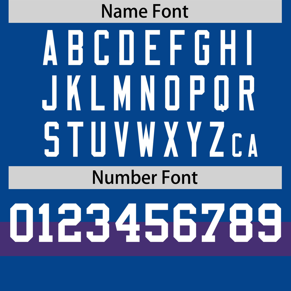Custom Royal Blue Purple-White Color Block Design Performance T-Shirt
