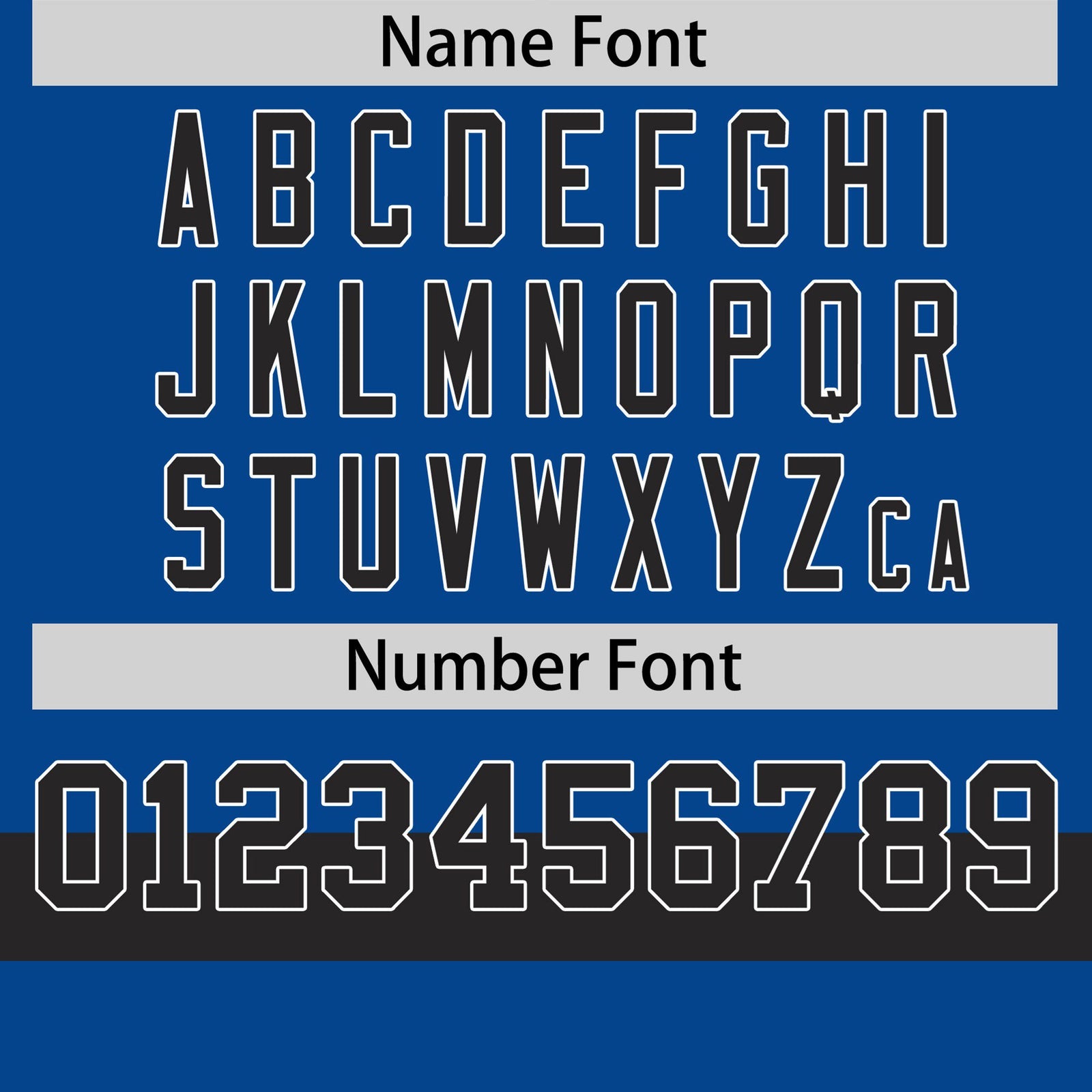 Custom Royal Blue Black-White Color Block Design Performance T-Shirt
