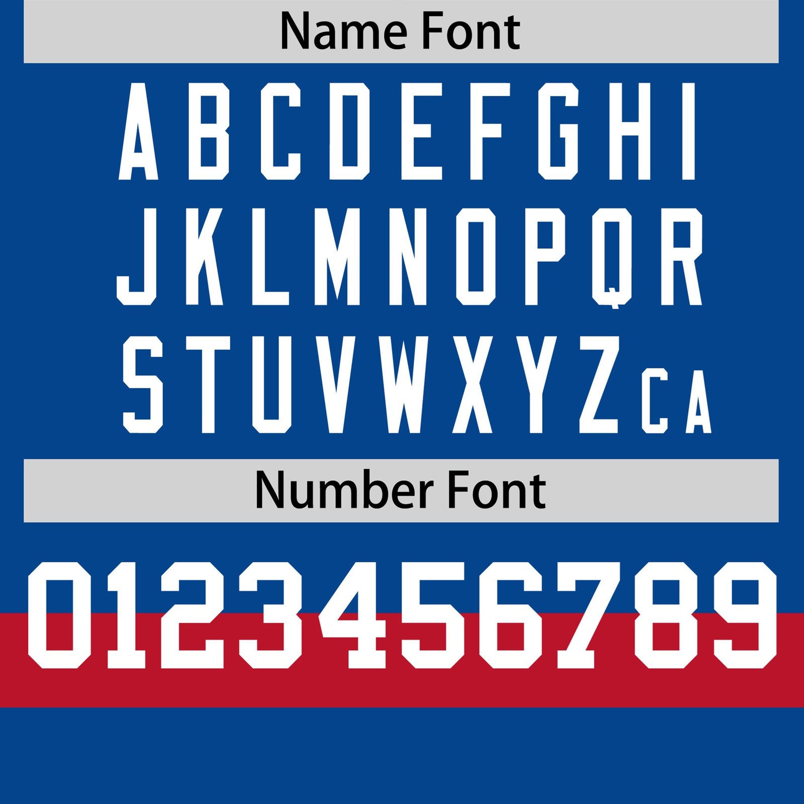 Custom Royal Blue Red-White Color Block Design Performance T-Shirt