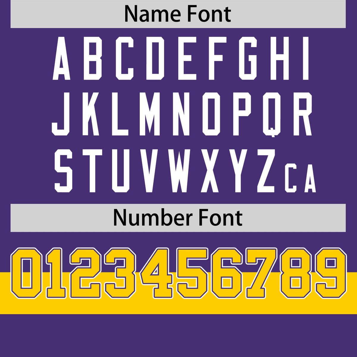 Custom Purple Gold01-White Color Block Design Performance T-Shirt