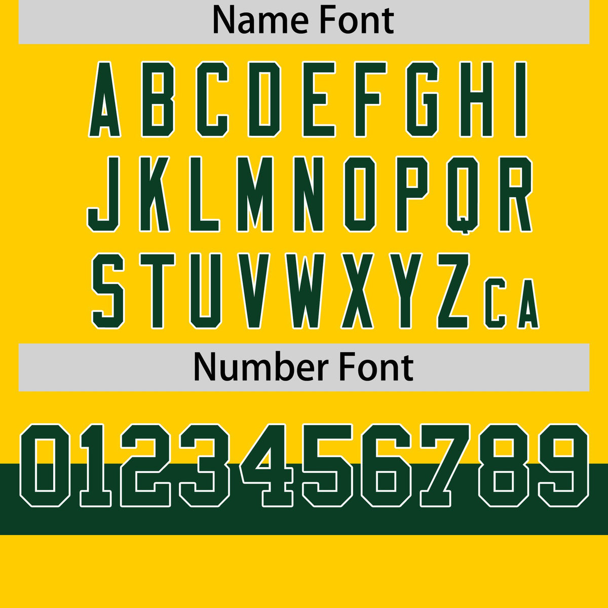 Custom Gold01 Kelly Green-White Color Block Design Performance T-Shirt