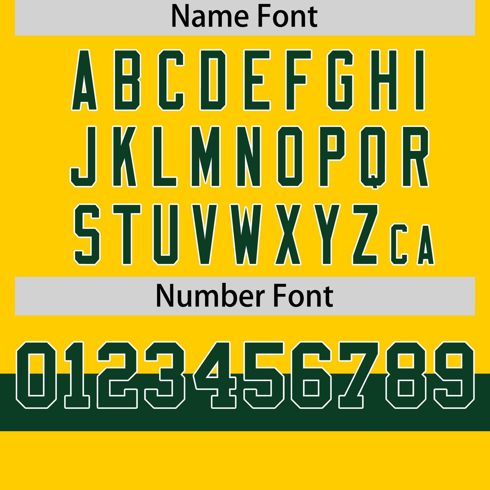 Custom Gold01 Kelly Green-White Color Block Design Performance T-Shirt