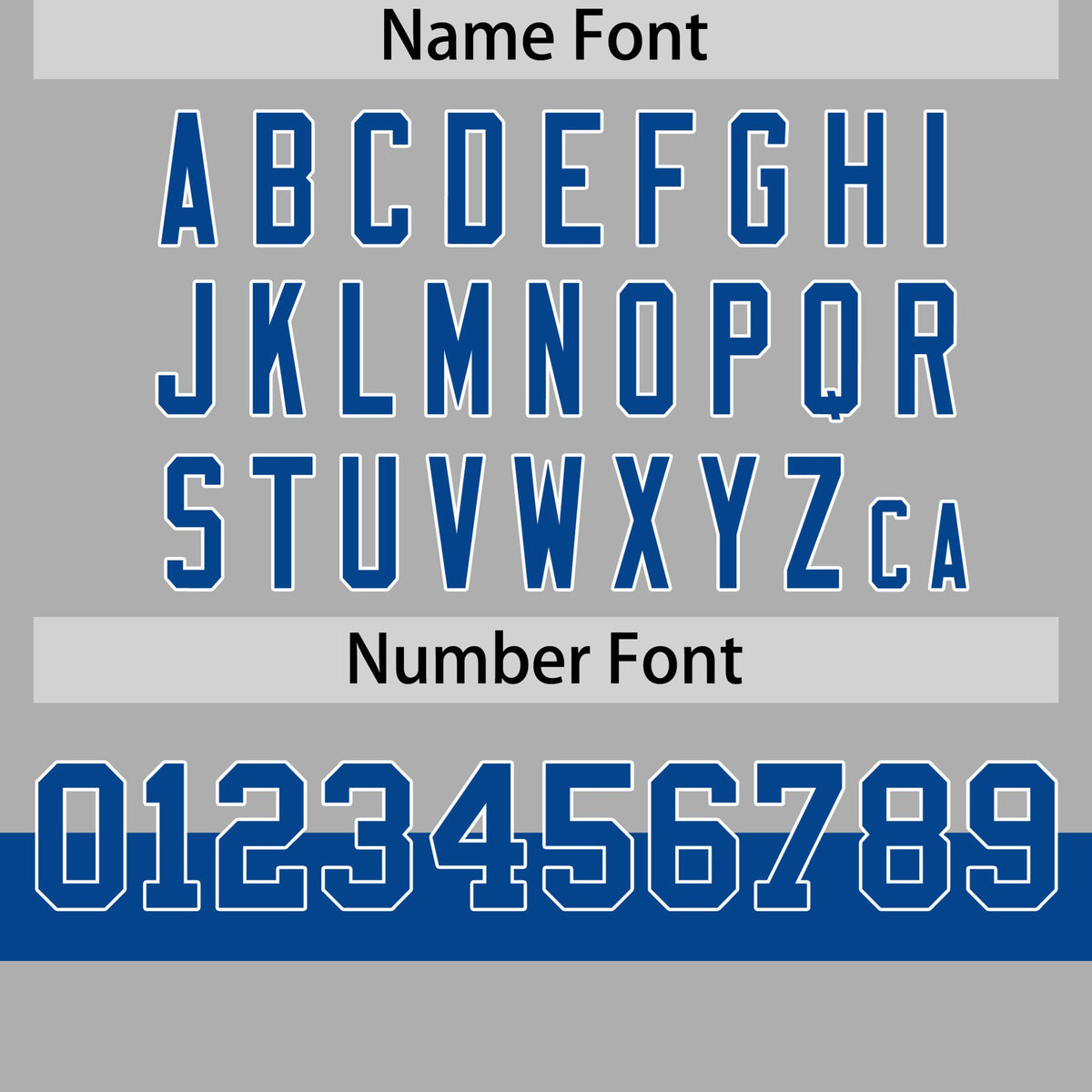 Custom Gray Royal Blue-White Color Block Design Performance T-Shirt