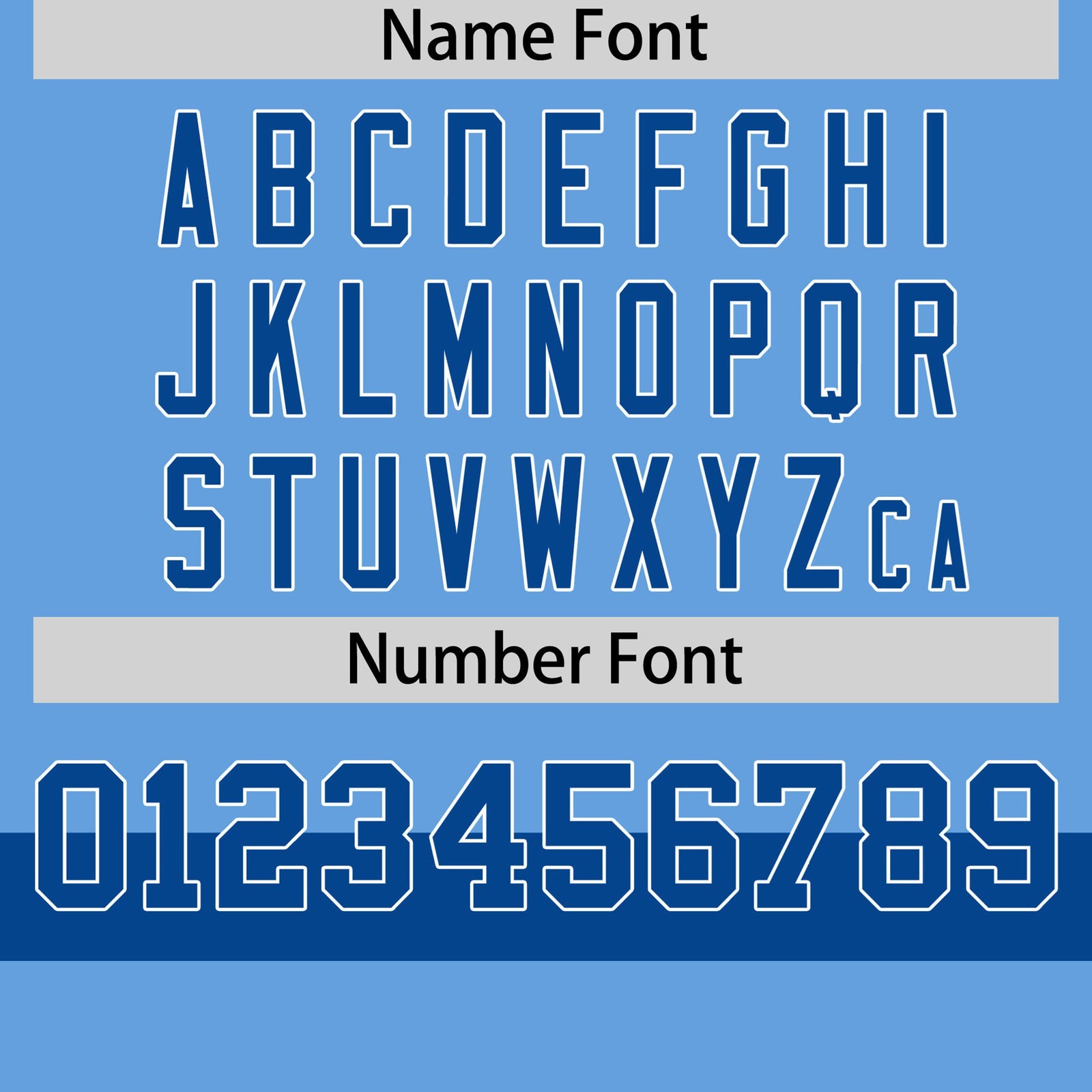 Custom Light Blue Royal Blue-White Color Block Design Performance T-Shirt