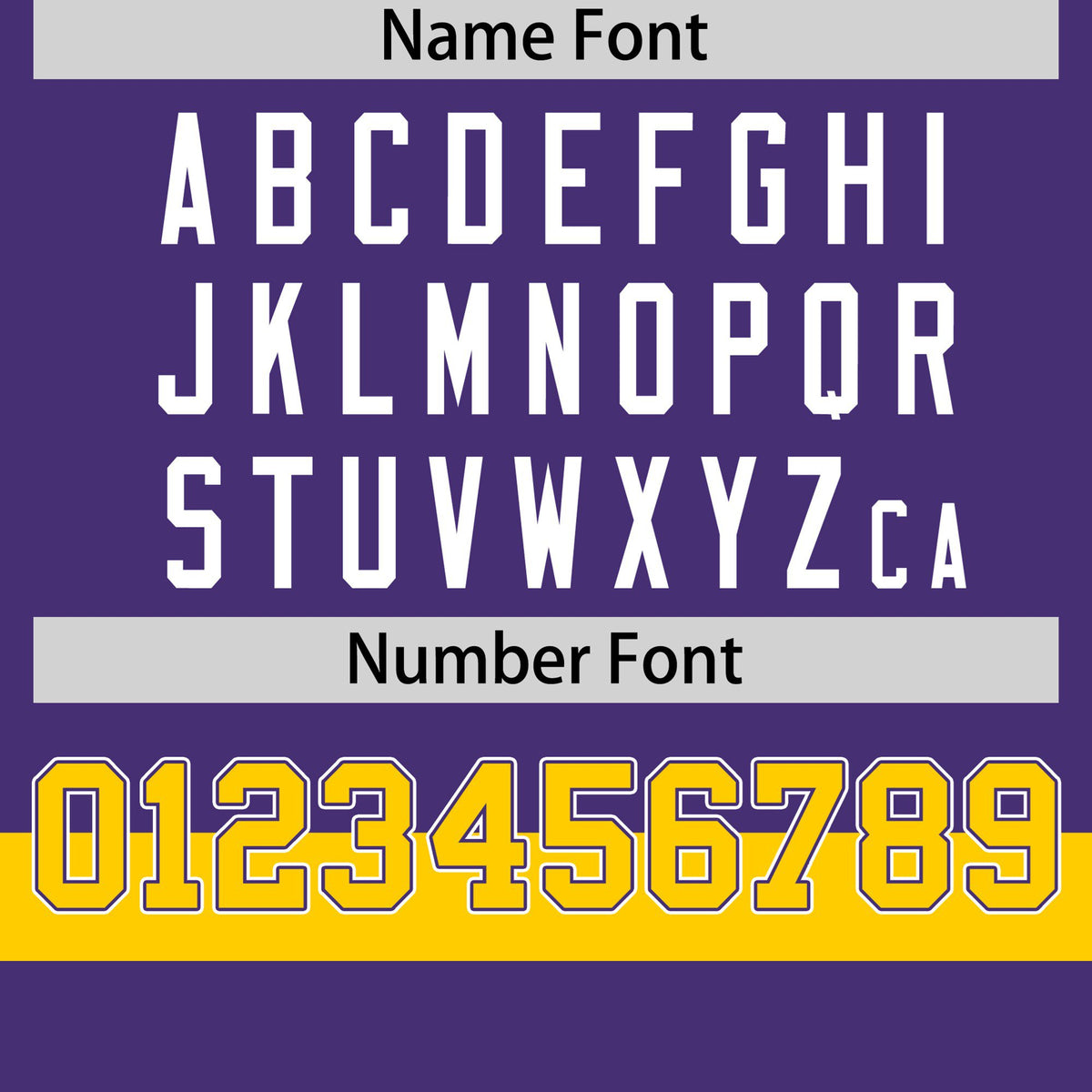 Custom Purple Gold01-White Color Block Design Performance T-Shirt