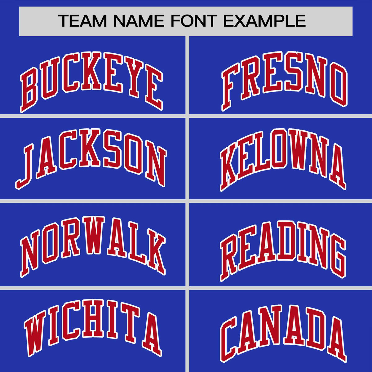 Custom Royal Blue Red White Crew Neck Personalized Raglan Sleeve Performance T-shirt