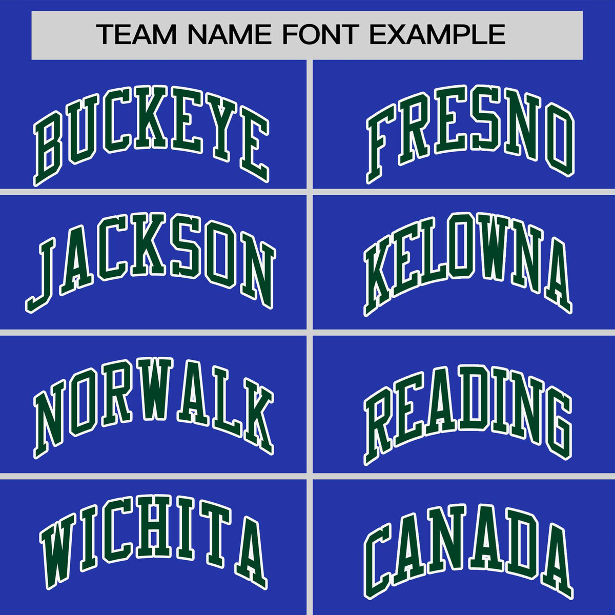 Custom Royal Blue Green White Crew Neck Personalized Raglan Sleeve Performance T-shirt