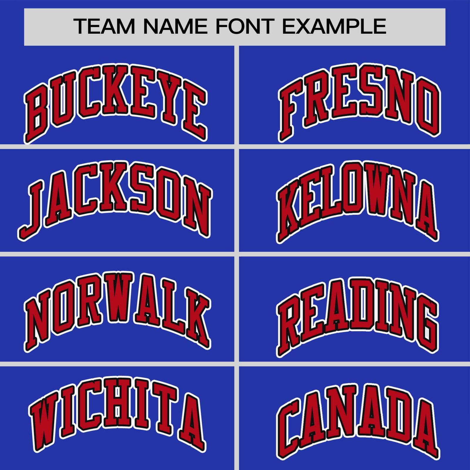 Custom Royal Blue Red White Crew Neck Personalized Raglan Sleeve Performance T-shirt