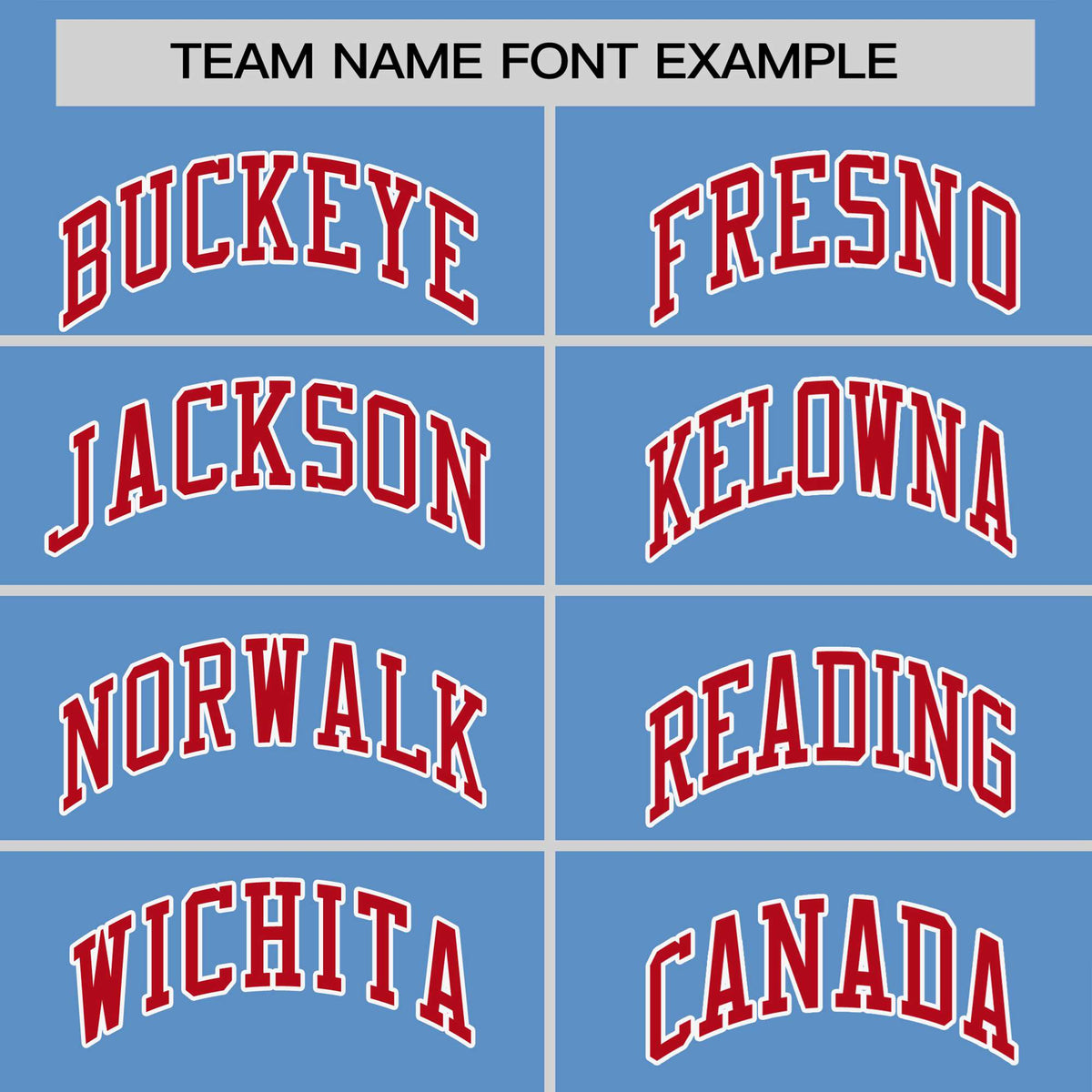 Custom Light Blue Red White Crew Neck Personalized Raglan Sleeve Performance T-shirt