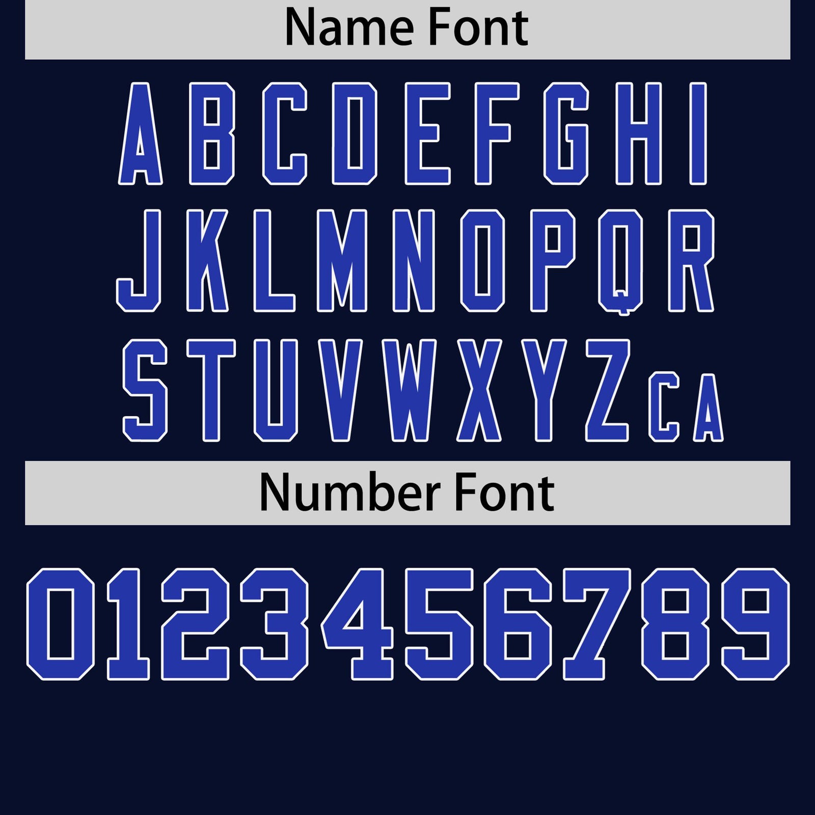 Custom Navy Royal Blue White Crew Neck Personalized Raglan Sleeve Performance T-shirt