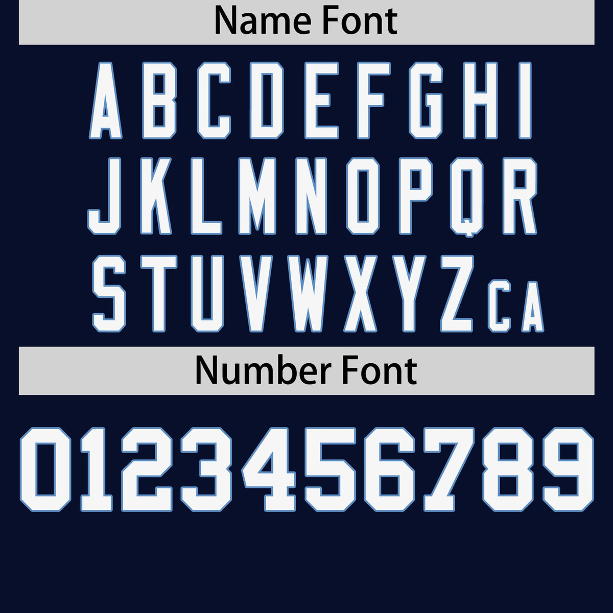 Custom Navy Light Blue White Crew Neck Personalized Raglan Sleeve Performance T-shirt