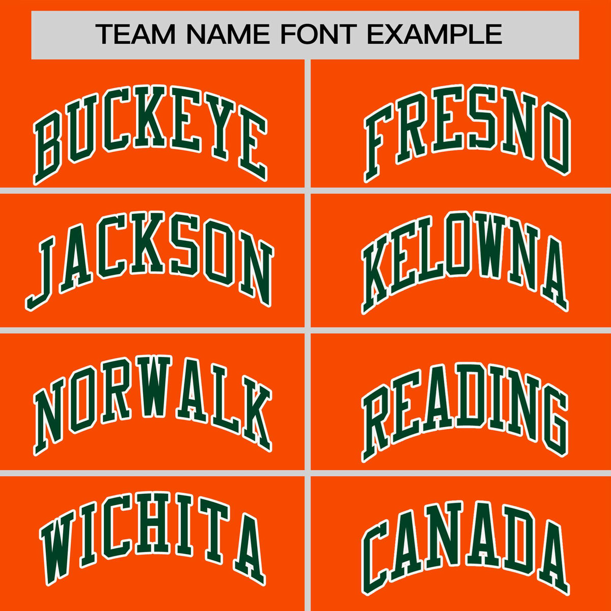 Custom Orange Green White Crew Neck Personalized Raglan Sleeve Performance T-shirt